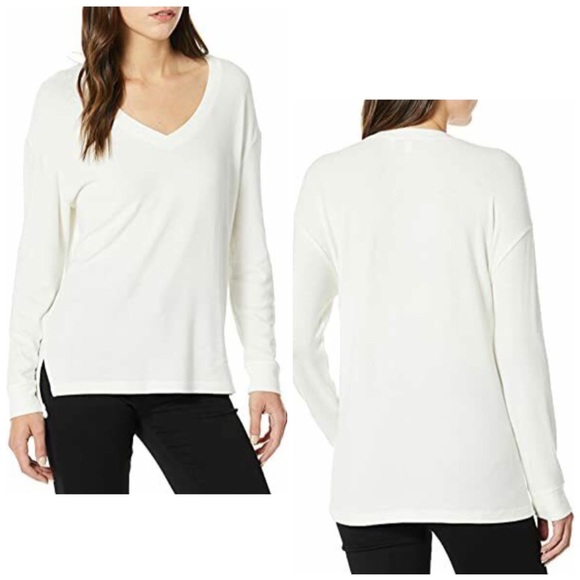 Cupcakes & Cashmere Gazella V-neck Ultra Soft Long Sleeve Sweater - L - NWT - Picture 5 of 13